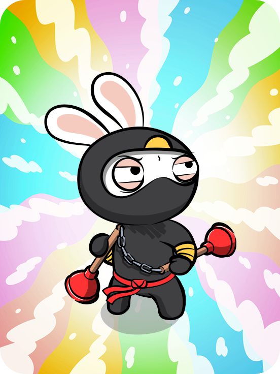 Ninja Rabbid #49691